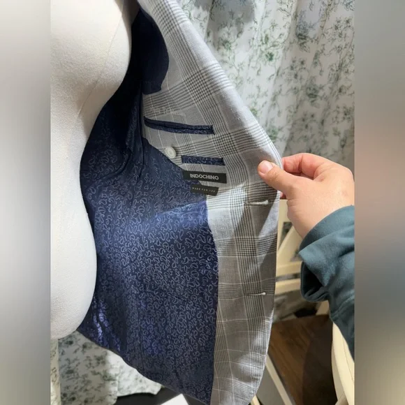 Indochino the Lydney gray blazer